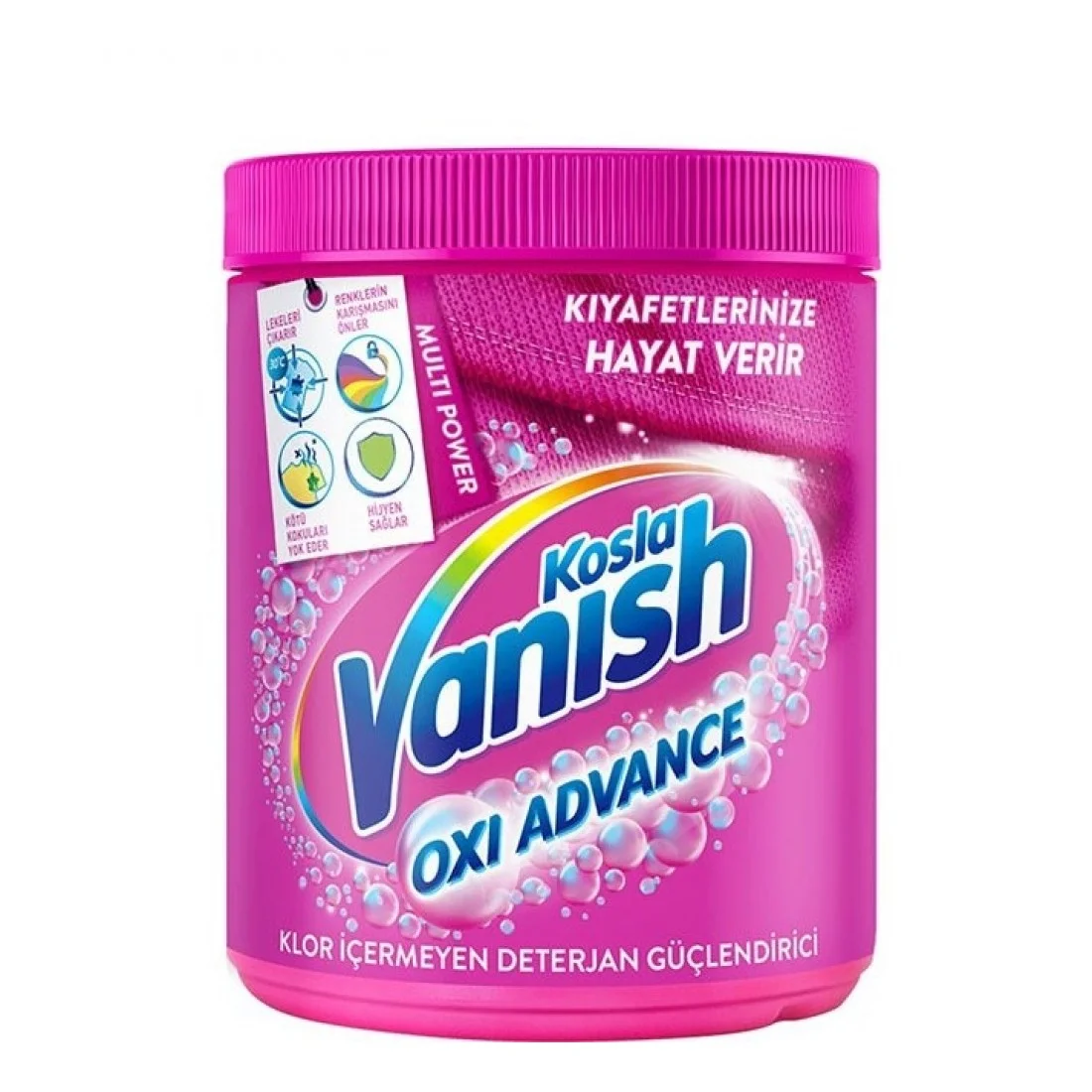 پودر لکه بر لباس ونیش vanishمدل Oxi Action مخصوص لباس رنگی حجم 400گرم